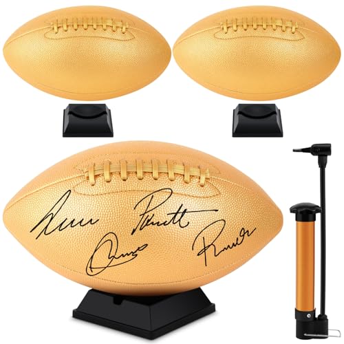 Hiboom Gold Autograph Football Basketball Volleyball with Display...