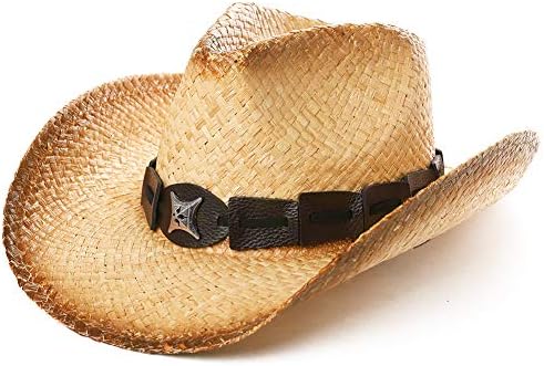 Comhats Cowboyhut Natürliches Stroh Sommer 