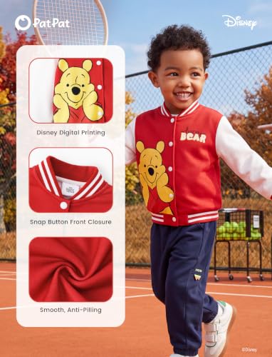 Image of Disney Marvel Bomber Jacket Spider Man Toy Story Cars Varsity Cardigan2-13Y | Officially Licensed Snap Button Coat,Fall Star Wars Graphic Cloth Top,Hulk Venom Stitch Mickey Lightning Mcqueen Kids Apparel