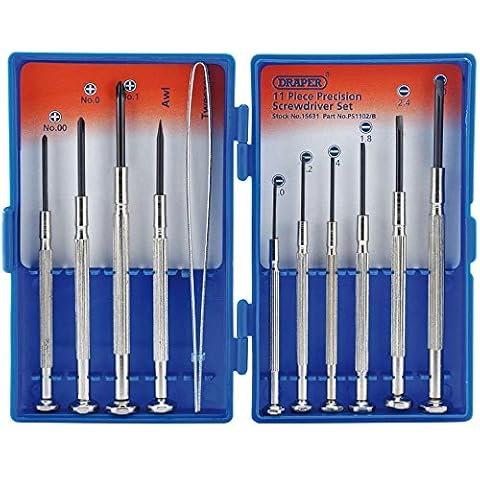 Draper 15631 Precision Screwdriver 11 Piece Set Cover
