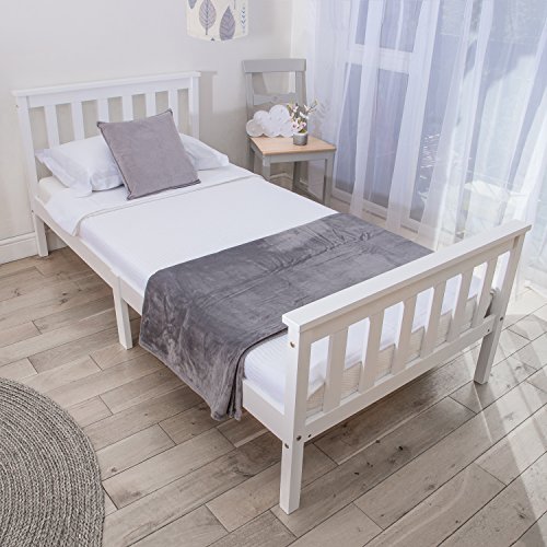 Childrens Bed 3ft Single Frame Pine Optional Mattress Kids Single Beds Clearance bluegrass tool and industrial