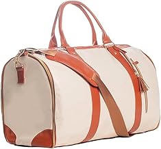SPRQCART 2-in-1 Convertible Garment Duffle Bag with Shoe Pouch - Weekender Travel Bag