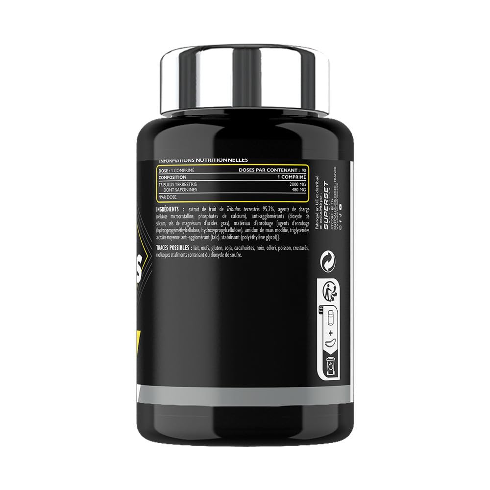 Superset Nutrition | Tribulus Terrestris (90 Tabs) | Tribulus | Booster de testostérone, booster de tonus et performance !