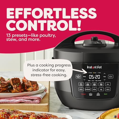 Image of Instant Pot 7.5QT RIO Wide, 7-in-1 Electric Multi-Cooker, Pressure Cooker, Slow Cook, Rice, Steamer, Saute, Yogurt & Warmer, Wide Base, Large Searing Base, WhisperQuiet Steam Release