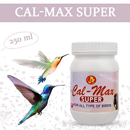 Image of Pet Care International (PCI) 100% Water Soluble Cal Max Super || Provide Essential Calcium || Healthy Bird Breeding Healthcare (250 Grm, Cal Max Super)