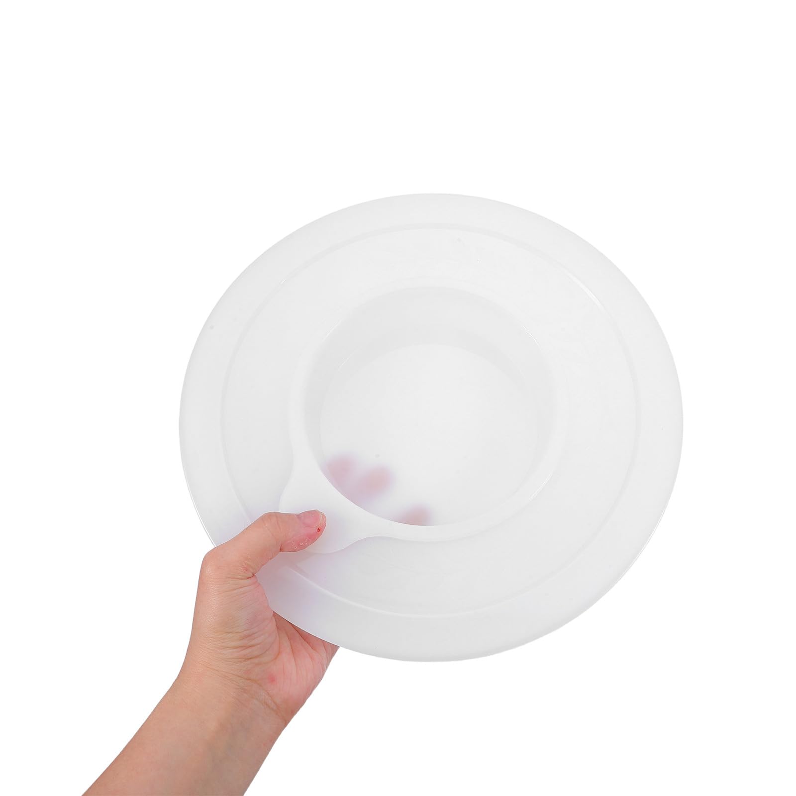 TOYANDONA Coperchio Ciotola Mixer Antipolvere e Antischizzi in Plastica Robusta con Apertura per Ingredienti per Mixer da 7qt Testa Inclinabile, Accessorio Riutilizzabile per Lievitazione