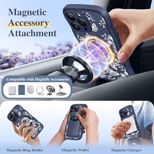 GVIEWIN for iPhone 16 Pro Case Compatible with MagSafe Curly Wave Edge by GVIEWIN - Used condition - Image 3