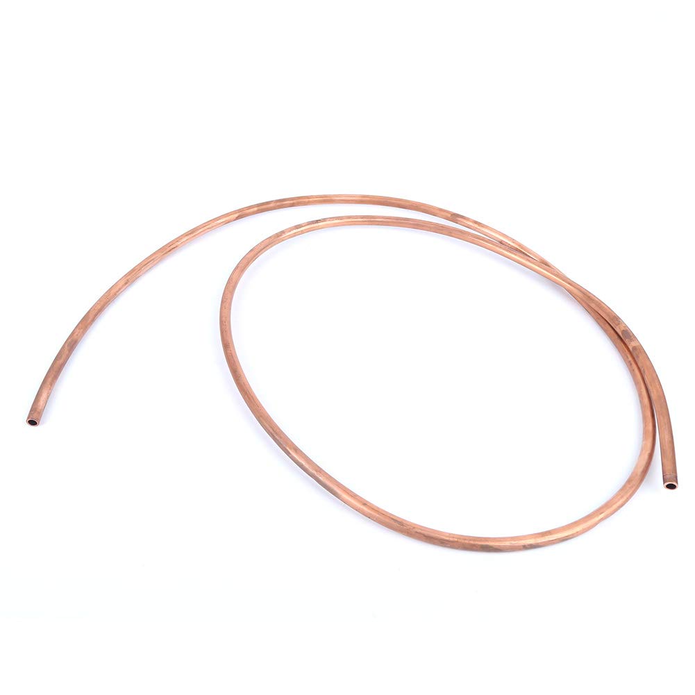 cuivre recuit 10mm, Tuyau en Cuivre Souple C1100 T2 Longue Durée de 2 M avec un Diamètre Extérieur de 10 Mm et un Diamètre Intérieur de 8 Mm à un Prix Abordable