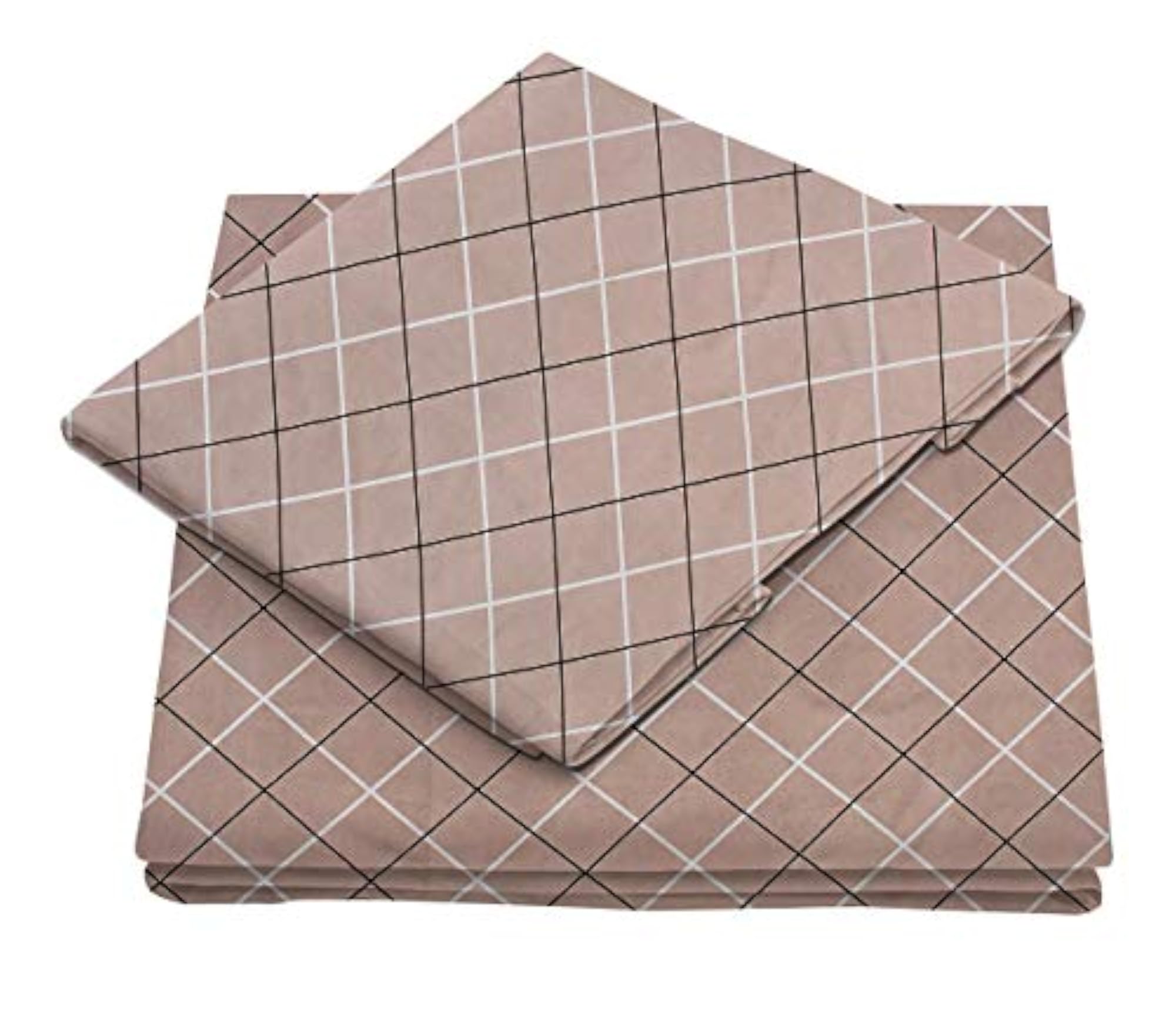 Kids Printed Double Bed Sheet with 2 King Size Pillow Covers, Sky Blue