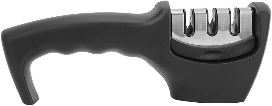 Kitchen Gadgets, 3 in 1 Knife Sharpener Tool Kitchen Knife Accessories 3 Stage Handheld Knives Sharpening for Home Kitchen