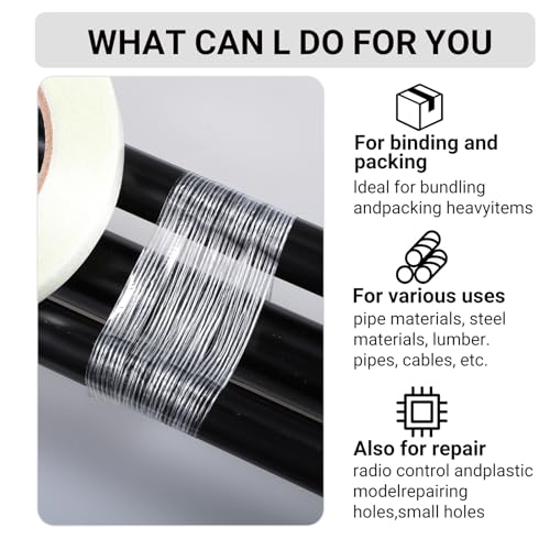 Image of 1 /2 inch Mono Filament Strapping Tape, Heavy Duty Reinforced Filament Tape, Clear Fiberglass Reinforced Packing, (10 Rolls)