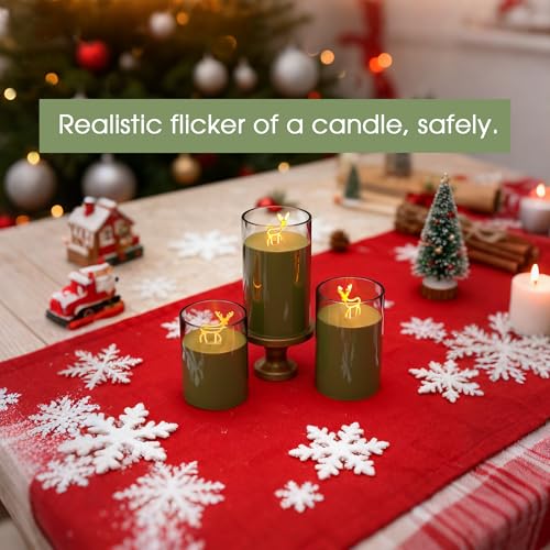 Image of L LOHAS LED Electronic Candle Night Lights with Remote