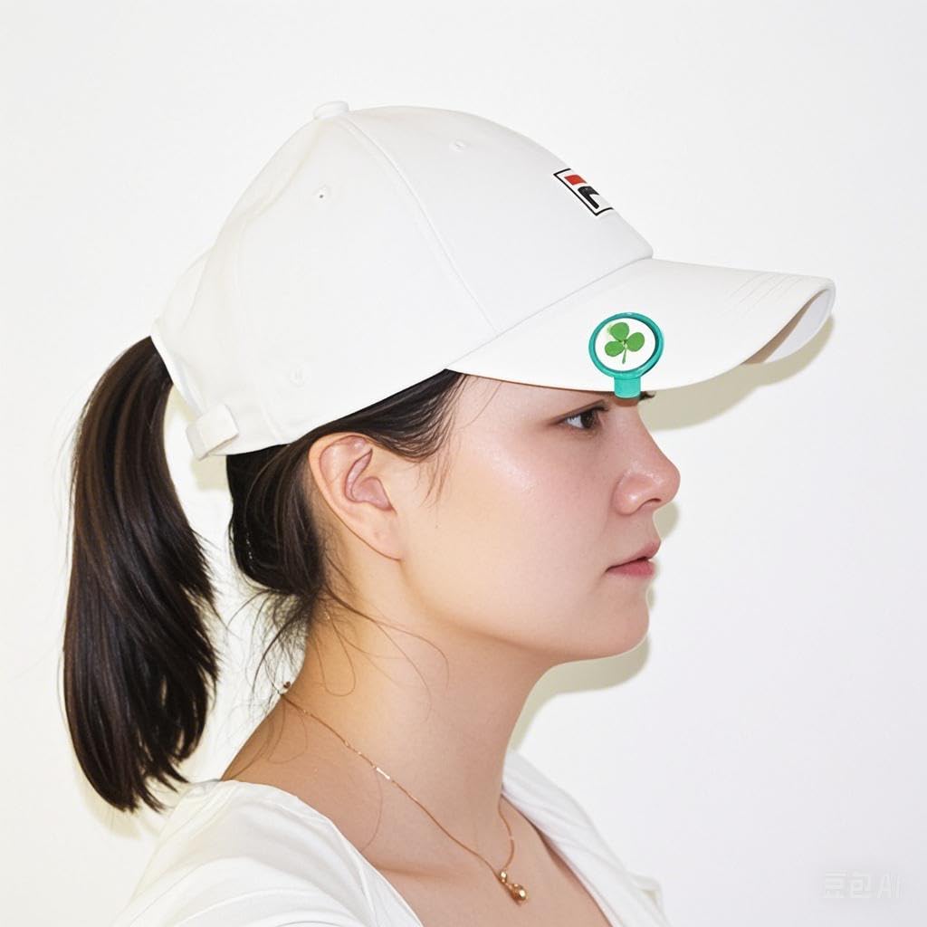 MONKEY SUN Silicone Golf Hat Clip–Hat Clip That Doesn't Leave Marks & Sweatproof Accessory for Golfers – Lightweight, Adjustable, Patriotic Tournament Gifts (4 Set, 4 Colors)