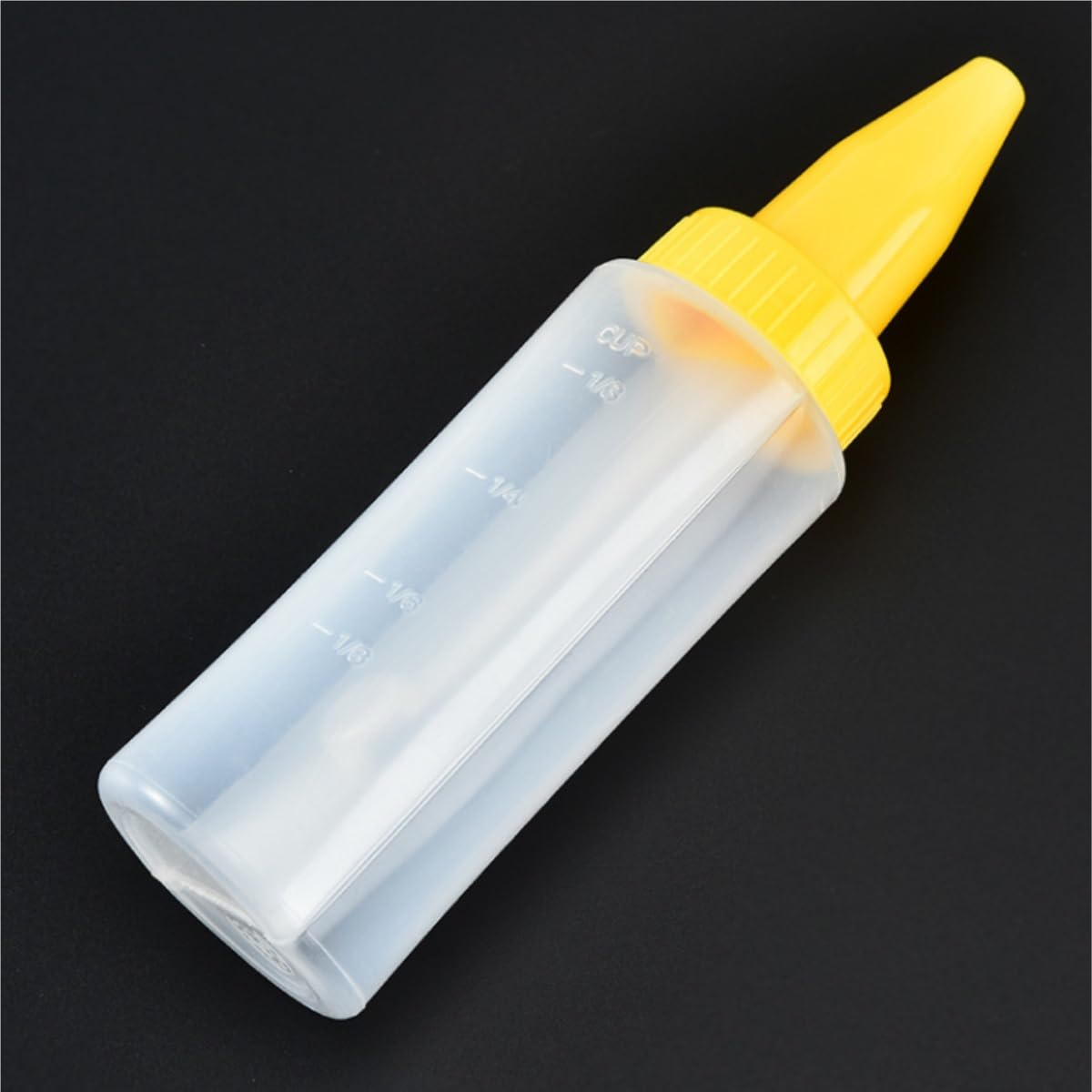 Butelka Ściskania Butelka Z Przyprawami Do Wielokrotnego Napełniania, Sos Sałatkowy, Ketchup, Syrop, Pojemnik Wyciskania. Opakowanie Zawiera 5 Sztuk Naczynia Obiadowe(Yellow)