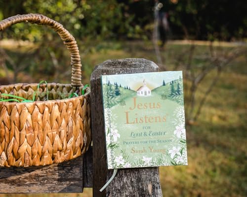 Image of Jesus Listens--for Lent and Easter, Padded Hardcover, with Full Scriptures: Prayers for the Season - The Perfect Christian Gift for Lent and Easter
