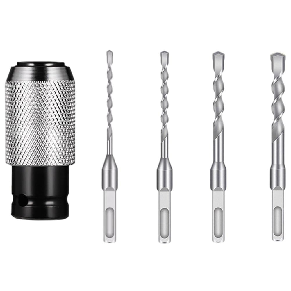 Casiler Wrench Drill Rotary Hammer Adapter, Impact Drill Attachment for Household Diy Repair & Home Improvement Projects