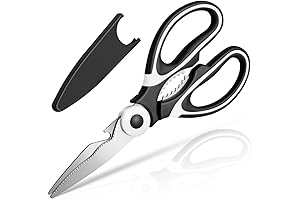 QtoiKce Kitchen Shears: Heavy-Duty Stainless Steel and Value-Priced at Under $5