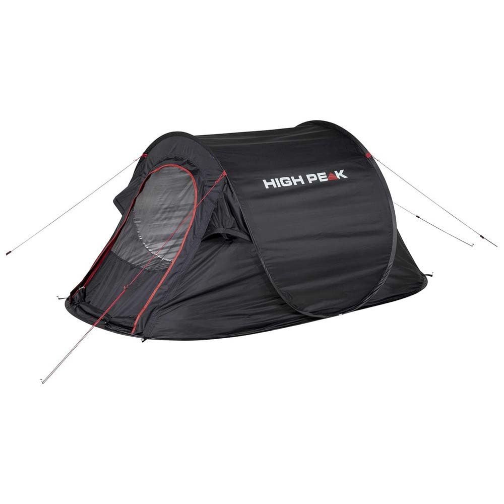high peak pop up wurfzelt hyperdome 3 Vision 3, Zelt für Personen, Festivalzelt freistehend, super leichtes Schnellöffnungs, 2000 mm wasserdicht, Ventilationssystem, Moskitoschutz, 235 x 180 x 100 cm Sport & Freizeit Color:Gloss White Tarpaulin Repair Tape 2