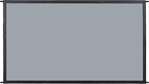 KODAK Pantalla de proyector doble de repuesto de 120 pulgadas  Fondo de proyección frontal y trasero gris de plegado rápido para películas al aire
