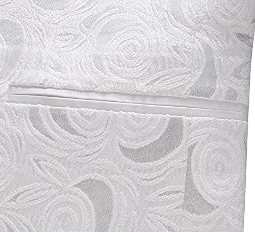 MOGU Mens Blazer Slim Fit Suit Jacket White Floral Jacquard Material3