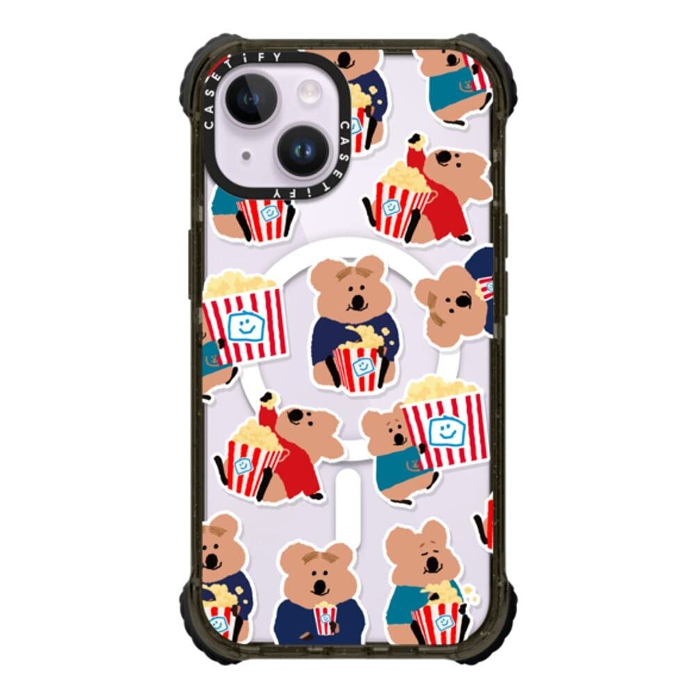 CASETiFY iPhone 14用ケース キャラクター柄 CASETiFY iPhone 14 Pro Max Street Fighter Sticker Black