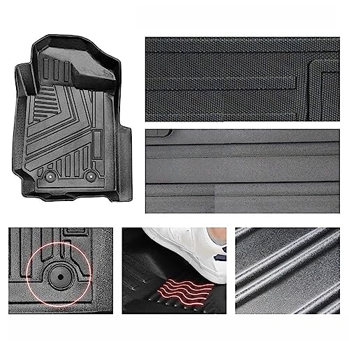 Tapis de Sol Voiture Caoutchouc Prius 50 Accessoire Auto Imperméable Protection - 5