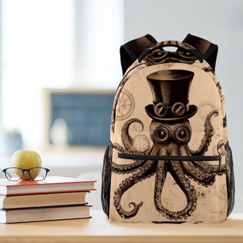 Sac à dos loup Campus avec porte-bouteille intégré et imprimé lune rouge