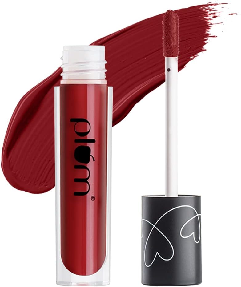 Plum Matte In Heaven Liquid Lipstick | Non-Drying | Smudge-Proof | 100% Vegan & Cruelty Free | Red-tini - 139 (Maroon)