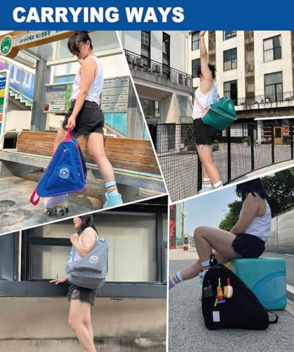 Image of HEXIFUL Skate Bag for Ice, Inline, Roller & Quad Skates - Kids & Adults