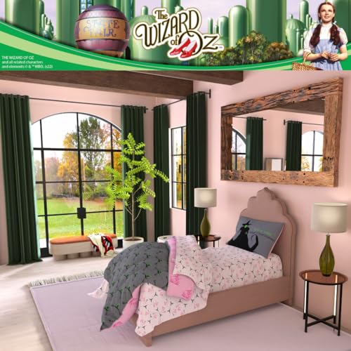 Image of Collectibles The Wizard of OZ Bedding 5 Piece Super Soft Reversible Comforter and Sheet Set with Sham, Twin, (Officially Licensed Product) By Franco
