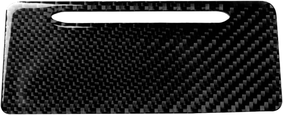 A4 B9 2017-2019 Compatible with Car Interior Self Adhesive Dashboard Decal Carbon Fiber Black Sticker A32 (Roof Air Vent Outer Type A)