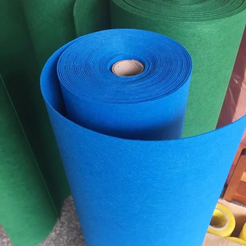 JINDAOSH 43 Colors 2mm Thick Felt Fabric By The Metre For Craft Projects DIY Handicraft Sewing Patchwork Christmas Decorations 100 Cm Wide Sold By The Meter 1 * 1m(Color:royal blue)
