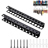 Werkzeughalter Wand, 2 Stück Werkzeugwand Metall mit 14 & 23 Loch Zangenhalter Schraubendreher Halterung Werkzeughalterung Wand Werkstatt Organizer für Garage, Werkbank, Werkzeugwand Metall