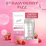 Secret Clinical Strength Antiperspirant Deodorant for Women, 3X Stress Protection, 72hr Sweat & Odor Protection, Pro-Hyaluronic Acid, Invisible Solid, Strawberry Summer Fizz Scent, 1.6 oz - Image 3
