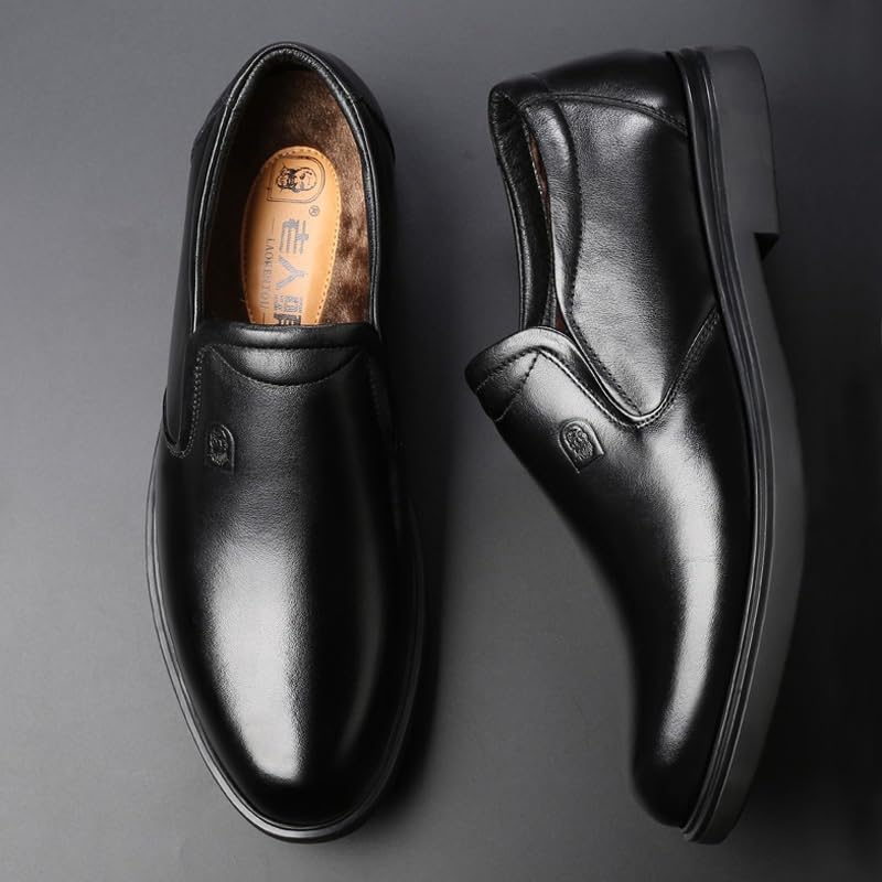 Men's Casual Genuine Leather Flats Soft Driving Walking Loafer Shoes Business Work Business Wedding Oxford Shoes for Men2