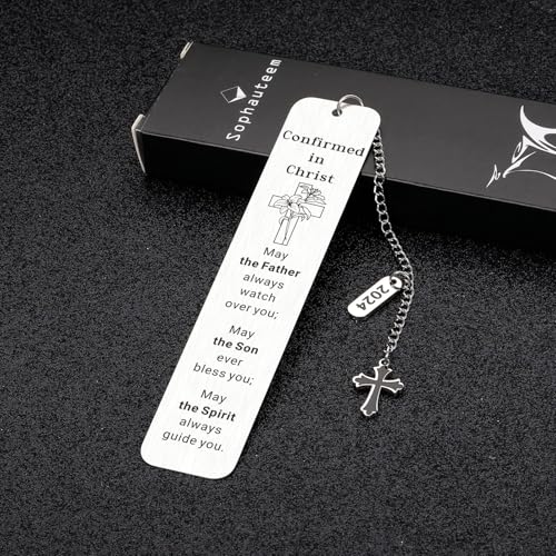 Confirmation-Gifts-for-Teen-Girls-Boys-Goddaughter-Godson-Religious-Christian-Confirmation-Gifts-Bookmark-for-Women-Girls-First-Communion-Gifts-for-Girls-Catholic-Baptism-Gifts-Easter-Basket-Stuffers Confirmation Gifts for Teen Girls Boys Goddaughter Godson Religious Christian Confirmation Gifts Bookmark for Women Girls First Communion Gifts for Girls Catholic Baptism Gifts Easter Basket Stuffers