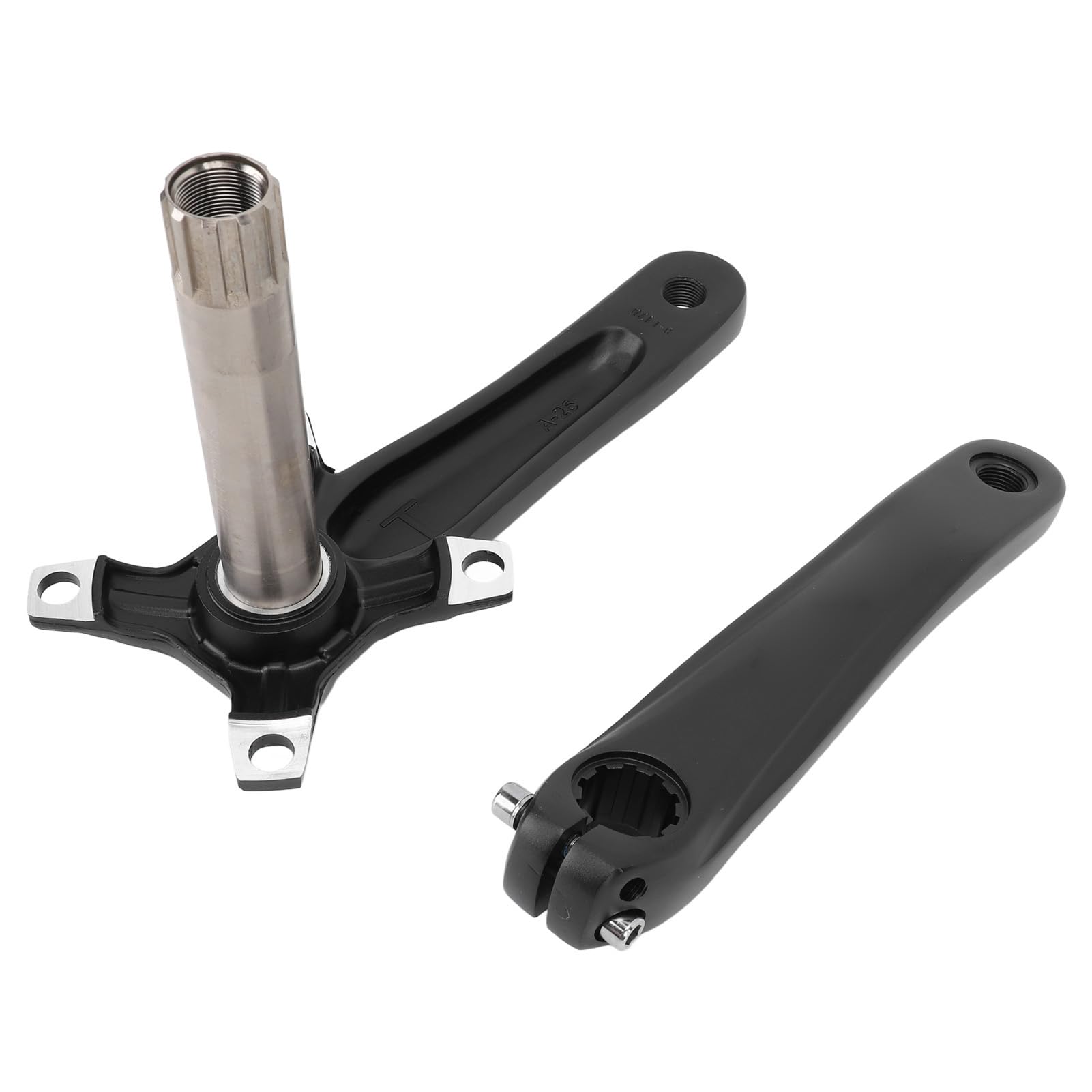 VGEBY Guarnitura per Mountain Bike, Set di Pedivelle in Lega di Alluminio Cavo 170mm 104 BCD con Kit Movimento Centrale per Bicicletta da Strada BMX