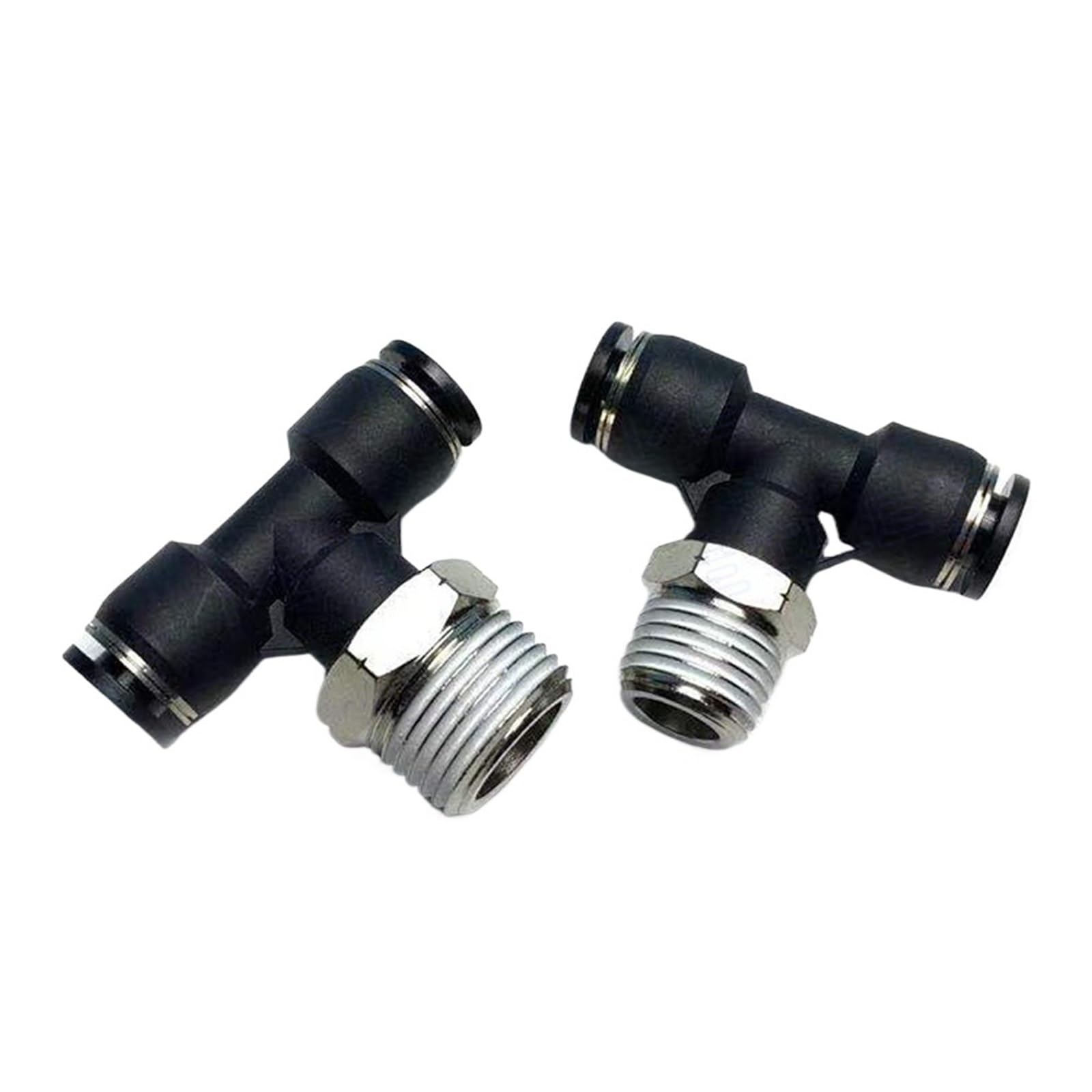 Connettore rapido pneumatico N1/8 "1/4" 3/8 "1/2" filettatura esterna Tee tubo 5/32 1/4 5/16 3/8 1/2 PU tubo aria tubo (PB 5l16-N02(NPT1l4))