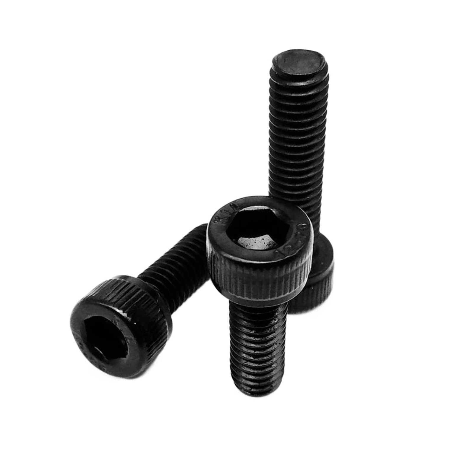 Tornillos de máquina de cabeza redonda de seis lados, Juego de 288 tornillos de cabeza cilíndrica hexagonal de acero inoxidable 304 negro M2-M8 6-100 mm (10pcs M5x30mm)