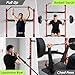 OutdoorVibe Foldable Wall Mounted Squat Rack, 1000LBS Capacity Folding Power Rack with Pull Up Bar, J Hook, Landmine, Folding Squat Rack for Garage&Home Gym