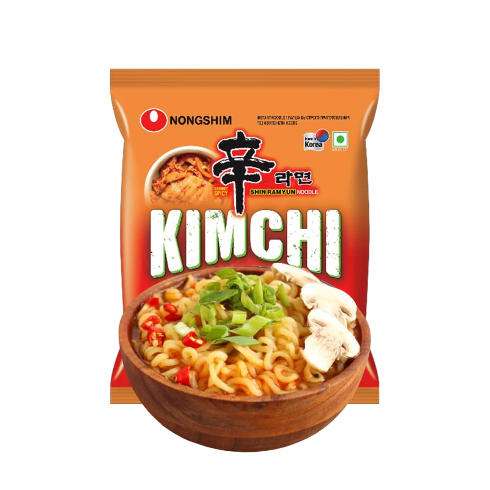 Nongshim Nong Shim Kimchi Ramyun Noodle Soup - Hot & Spicy, 120g-picture-13