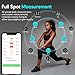 arboleaf digital Body Tape Measure, 60in Body Measuring Tape, Bluetooth measuring tape for body measurements with App, Body Fat Measurement Device for Weight Loss, Locking, Retractable