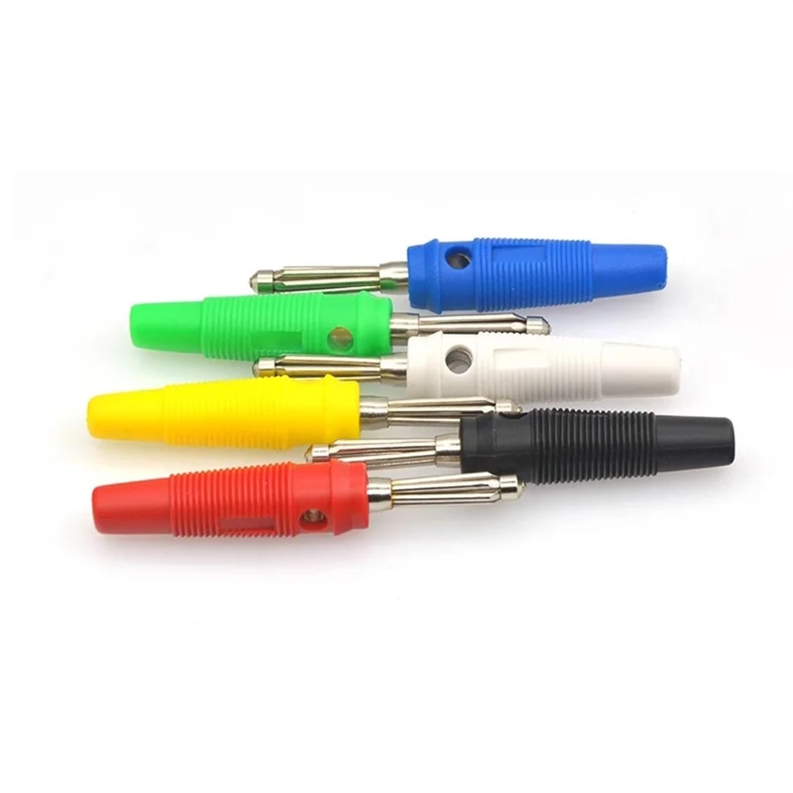 Connecteurs de Haut-Parleur, fiche Banane de 4MM, amplificateur, Poste de Liaison, Prise Banane for bornes de câble, 20 pièces/lot(10 Red 10 Black)