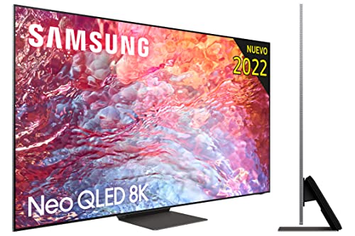 Samsung TV Neo QLED8K 2022 65QN700B-65 インチ 8K 解像度、Quantum Matrix Technology Pro、人工知能を備えた Neural8K Lite プロセッサ、Quantum HDR2000、60W Dolby Atmos、統合型 Alexa を備えた SmartTV