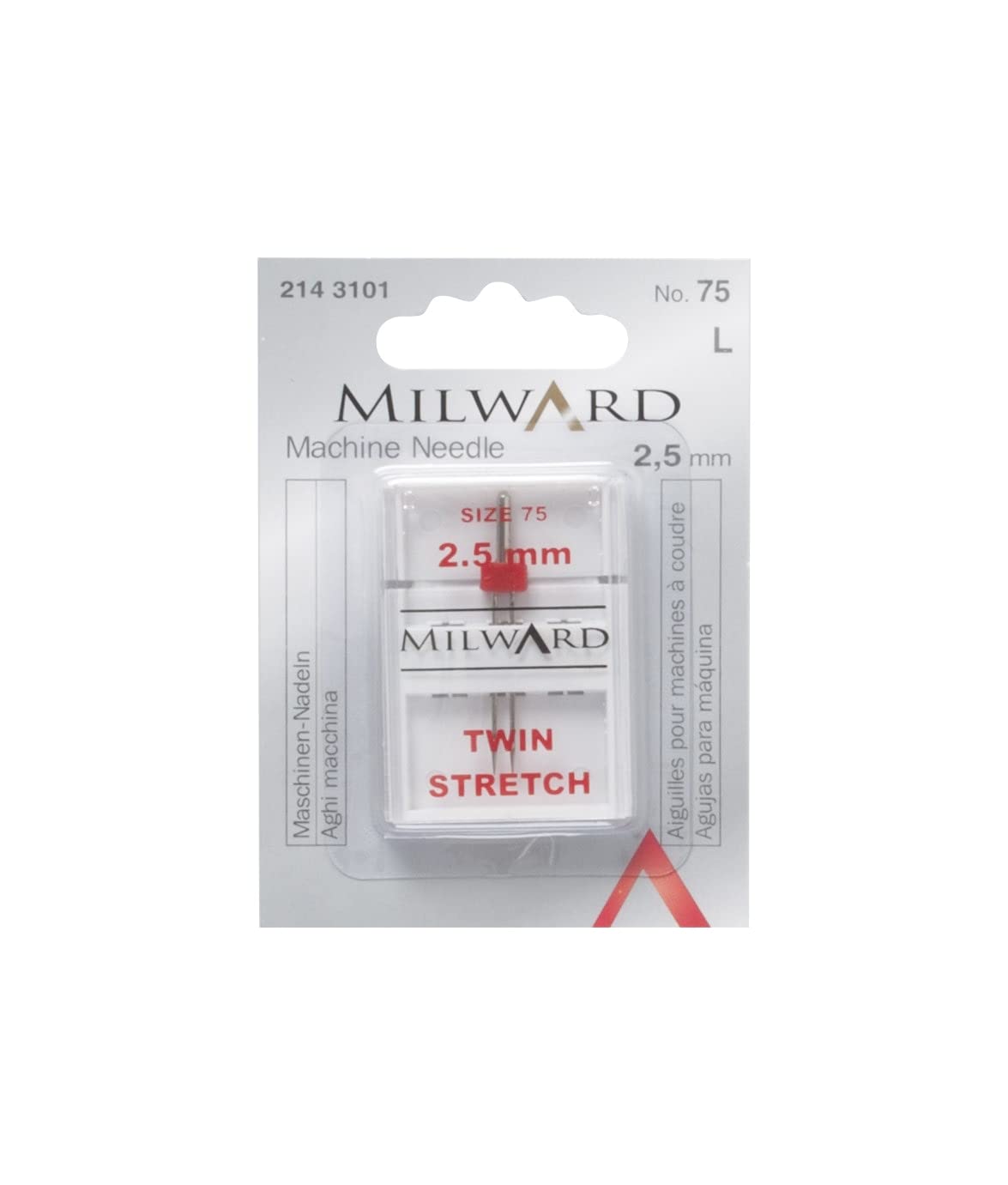 Twin Stretch Sewing Machine Needles, 75/11