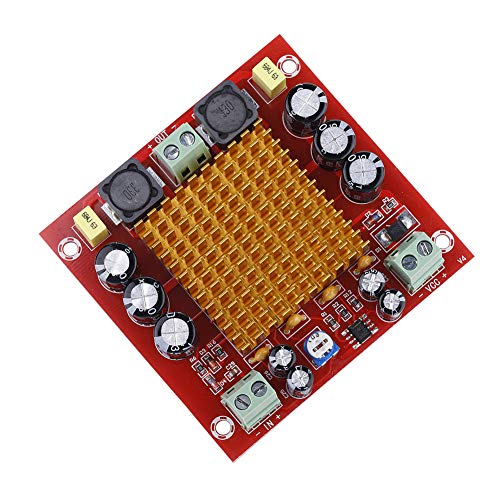 Denash Power Amplifier, Reduce Distortion Stable Short Circuit Single Channel Amplifier Board 150W for Household for Electronic Equipment