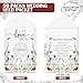 Fumete 50 Pcs Let Love Grow Wedding Favor for Guests Bulk Empty Envelope Kraft Bag with Window Flower Resealable Seed Storage Packets for Wedding Party Favors Bridal Shower (Floral)