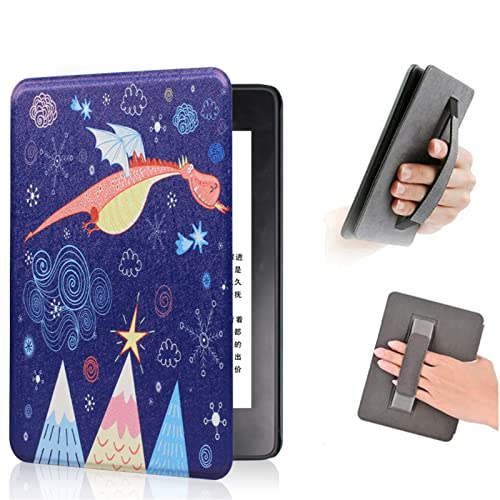 Sakenitly Case for Kindle Paperwhite 12th Generation 2024 and Kindle Colorsoft Signature Edition, 7 inch Cover with Hand Strap a