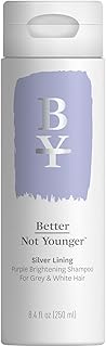 Better Not Younger Silver Lining Purple Shampoo for White & Gray Hair for Women Over 40