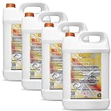 GiDeli Waschbenzin 4 x 5L - Universelles Lösungsmittel & Entfetter - Farben- & Lackverdünner - Werkzeug & Pinselreiniger für Haushalt, Auto & Werkstatt